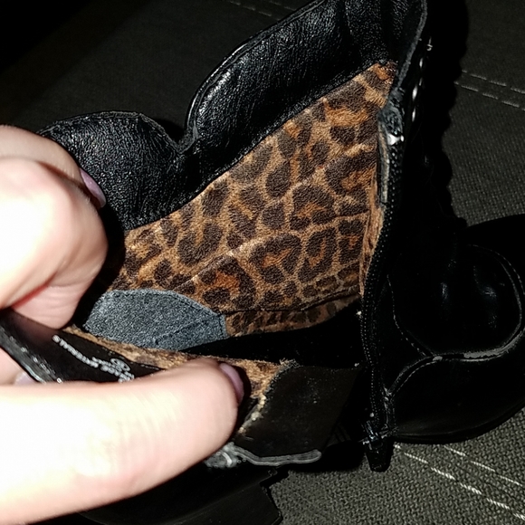 Cute Studded Ankle Booties - Picture 2 of 3